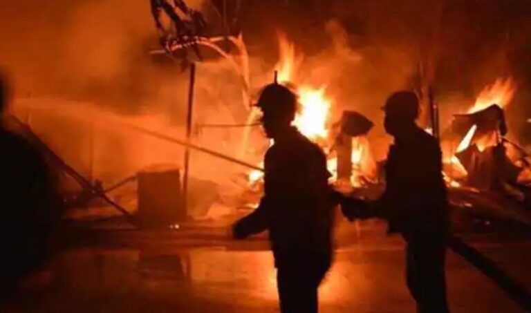 Noida: नोएडा में गद्दे की फैक्ट्री में लगी आग, माल हुआ जलकर राख